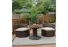 Geo-Vino Interlocking Wicker Furniture Set