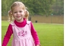 Bon Bon Collection Corduroy Dress - Light Pink with Hot Pink Trim, 0-6 Month