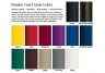 Powder-Coated Frame/Base Colors