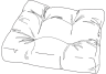 Tufted Ottoman Cushion