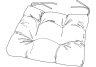 Tufted Chair Cushion