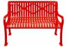 Diamond Outdoor Bench With Arms