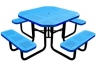 Octagonal perforated table