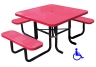 Square ADA Perforated Picnic Table