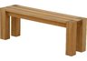 4-Foot Backless Teak Bench