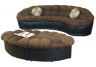 4-Piece Loveseat Set - Brown