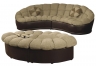 4-Piece Loveseat Set - Beige