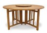 Round Flip Table, Flip Table, Round Teak Flip Table, Teak Flip Table