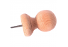5 Inch Wood Ball Finial
