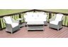 5 piece wicker rattan set