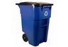 trash can, waste receptacle, recycle bin