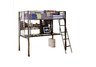 Monster Bedroom Twin Study Loft Bunk Bed