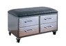 Monster Bedroom 4-Drawer Mobile Bench