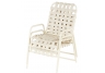 Country Club Cross Weave Strap Dining Arm Chair