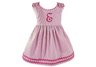 Garden Princess Pique Dress - Light Pink with Hot Pink Trim, 0-6 Month