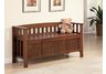 Wood Storage Bench