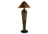 Canyon Cocoa Outdoor Floor Lamp and Shade