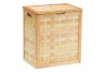 Honey Maple Collection Hamper With Removable Laundry Bag