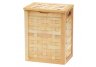 Honey Maple Collection Compact Hamper With Removable Laundry Bag