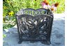 Hummingbird 8 Inch Square Flower Pot