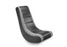 Silver stripe black rocker