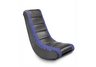 Blue striped black rocker