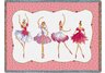 Four Ballerinas Mini Throw