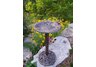 Cast Aluminum Hummingbird Bird Bath