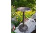 Cast Aluminum Vineyard Bird Bath
