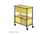 2-Tier Rolling File Cart