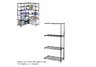 Wire Shelf Add-On Unit, 36 x 18