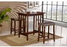 Piccolo 3pc Dinette Set in Cherry Finish