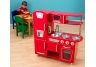 Red Vintage Kitchen