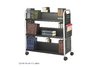Scoot Double Sided 6 Shelf Book Cart