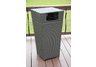 All Weather Resin Wicker Trash Can