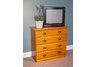 4 Pine drawer chest
