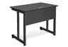 Graphite Modular Computer/Privacy Table 24"x36