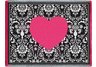 Damask Hearts Throw