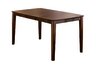 Copeland End Table with leather edge banding