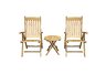 Adjustable Arm Chair & Table set - Mahogany ( Outdoor Use )