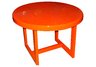 Restaurant Table Round 42 Orange Solid