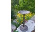 Cast Aluminum Lily Bird Bath