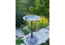 Cast Aluminum Lily Bird Bath