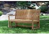teak glider, glider, glider bench, teak bench