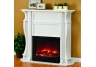 Isabelle Electric Fireplace - White