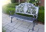 Golfer Bench Antique Pewter