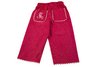 Bon Bon Collection Corduroy Pant with Rick Rack Pocket - Hot Pink with Light Pink Trim
