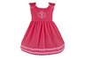 Bon Bon Collection Corduroy Dress - Hot Pink with Light Pink Trim, 0-6 Month