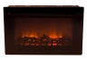 Black Wall Mounted Electric Fireplace