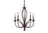Medford 5-Light Chandelier in Oiled Bronze